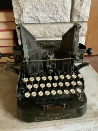 Oliver No.  3 Antique Typewriter - Early 1900’s,