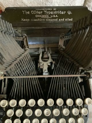 Oliver No.  3 Antique Typewriter - Early 1900’s, 4