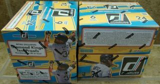(4) 2016 Panini Donruss Baseball Card Boxes 1 Auto Or Mem Card Per Box