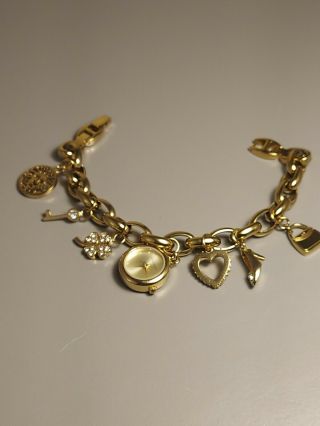Anne Klein Charm Style Bracelet 10 - 7604 Chrm Wrist Watch For Women