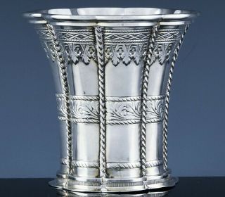 Vintage Albing Denmark Danish Sterling Silver Margrethe Wine Beaker Cup