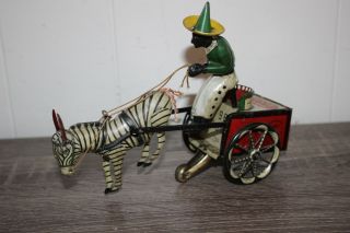 Antique Germany Tin Lehmann Dare Devil Wind Up Toy Cond.