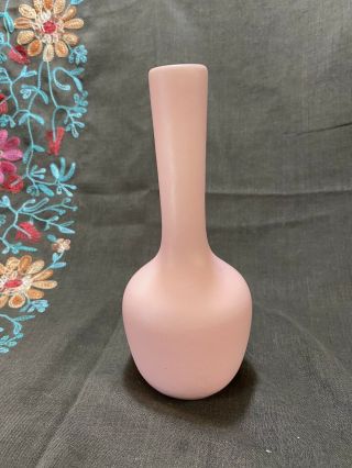 Royal Haeger 7” Bud Vase Vintage Matte Pink