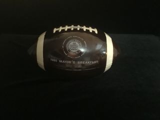 Vintage N.  F.  L.  Bank From Football Hall Of Fame 1985 Mayor 