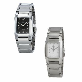 Tissot T - Classic T10 Stainless Steel Black Dial Ladies Watch - Choose Color