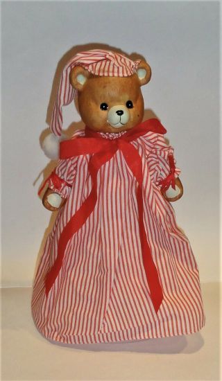 Vintage Christmas Around The World 11 " Teddy Bear Tree Topper