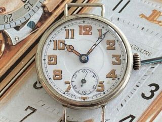 Stunning Ww1 Trench Watch With Stunning Case Dial And Hands For Repair