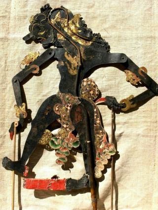 Antique Shadow Puppets From Java / Bali,  Indonesia