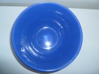 Vintage Bauer Pottery Ring Ware Nesting/mixing Bowl - Cobalt Blue 24