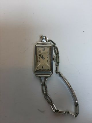 Vintage Longines Art Deco Gold Filled Ladies Mechanic Wrist Watch