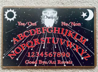 Vintage Ouija Board Canada Games Co Ltd.  French/english 1991 - 1993 Rare Black Red