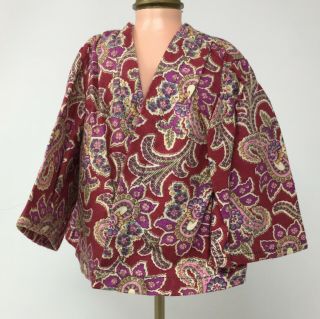 Vintage Doll Kimono Jacket Coat Robe 7 1/2 " Long Clothing