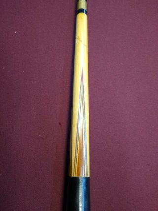 WILLIE HOPPE BRUNSWICK PROFESSIONAL Pool Cue 21 Ounce Two Piece Antique/ Vintage 4