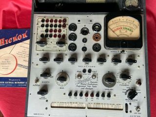 Hickok 538a Dynamic Mutual Conductance Tube Tester And Analyzer