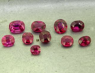 Antique Untreated Rubies 2.  02ct Natural Loose Gemstones