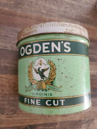 Vintage Ogden’s Cigarette Tobacco Tin - Fine Cut - Imperial Tobacco Company