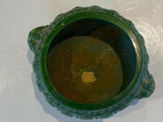 RARE CAVRED ANTIQUE CHINESE JADE BOWL WITH BUDDHAS AND CHARACTER POEM 5