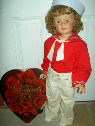 , 1959 vintage,  Ideal Patti PlayPal doll with thick curly hair and bangs 2