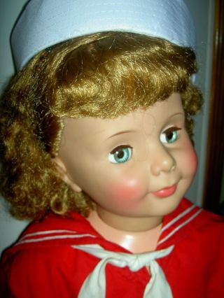 , 1959 vintage,  Ideal Patti PlayPal doll with thick curly hair and bangs 3