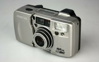 Vintage Pentax Iq Zoom 90mc - 35 Mm Film Camera (please Read The Description)