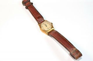 9ct Gold J.  W.  Benson Gents Wrist Watch C1914 Spares