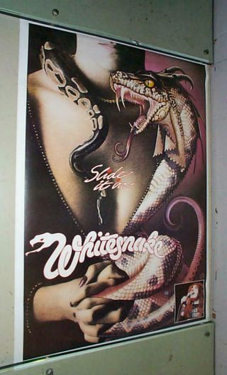 Whitesnake Slide It In Vintage Poster