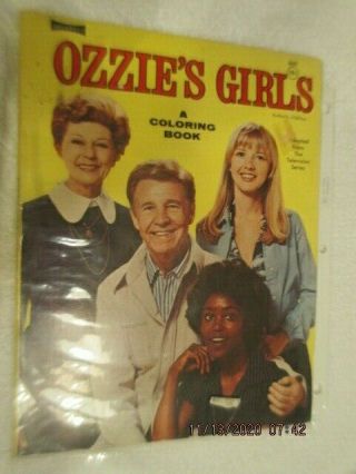 Vintage Ozzie And Harriet Nelson Tv Series Adult Coloring Book Artcraft Girls