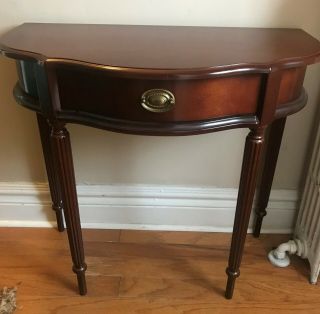Bombay Mahogany One Drawer Console Table - Stand Entry Way
