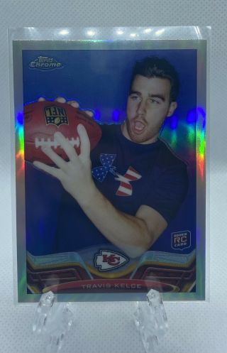 2013 Topps Chrome | Travis Kelce Rookie Refractor | Rc 118