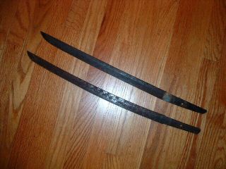[sj - 164] Japanese Samurai Sword: Two Mumei Wakizashi Blades