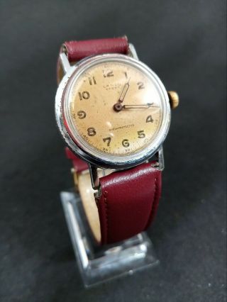 10/12lanco (langendorf) Ww2 Era Watch.  Caliber 1214.  Ca 1940