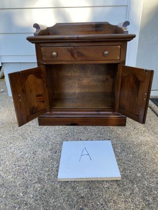 Ethan Allen Antiqued Pine Nightstand Night Table Old Tavern 12 - 5026 212 (A) 2