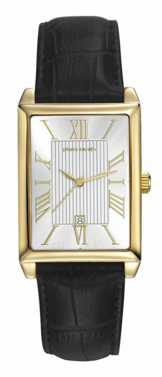 Pierre Cardin Pc107212f10 Pc - Belneuf Damen Armband Uhr Leder Schwarz