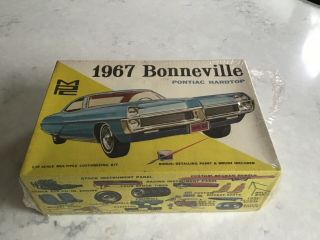 Vintage Mpc 1967 Bonneville Pontiac Hardtop Model 90 Old Store Stock