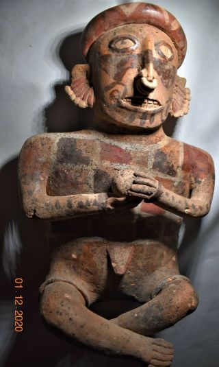 Orig $399.  Pre Columbian Nayarit Figure 11 " Prov