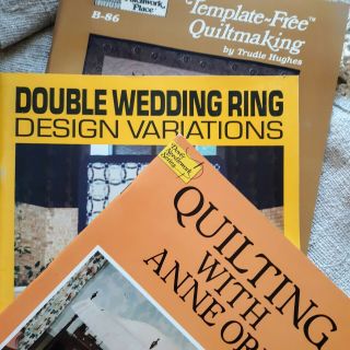 Vintage 3 Quilt Craft Book Wedding Ring: Anne Orr: Template Free: Pattern Books