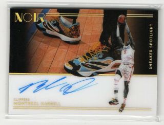 2018 - 19 Noir Basketball Montrezl Harrell Sneaker Spotlight Auto /99 [ly]