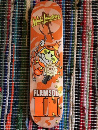 World Industries Vintage Flamebo Ii Skate Deck