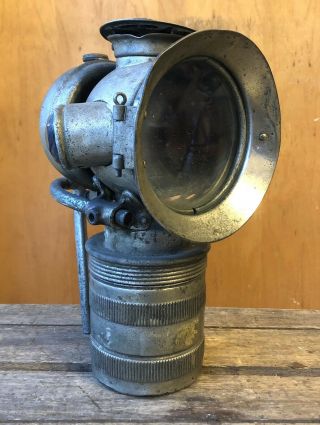 Antique The Badger Brass Mfg.  Co.  Bicycle Lamp Light Model No.  4gh Solar