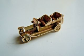 Imper.  Russian Antique Car 56 Gold Pendant,  Model T,  Faberge Design C.  1917 - 20th