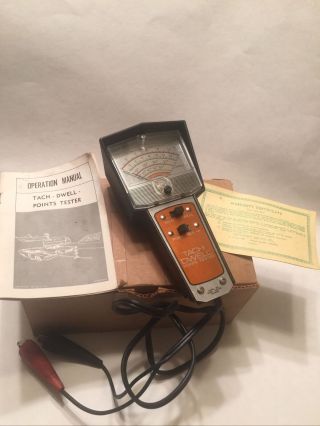Dixco Tach - Dwell Points Tester - Model 1372 Pre Owned Vintage