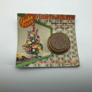 NOS Vintage Garden Club Flower Holder Frog 1 - 1/2 