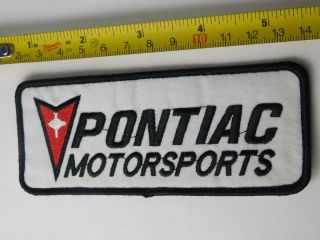 Pontiac Motor Sports Vintage Hat Patch Badge Hot Rat Rod Racing Classic Car