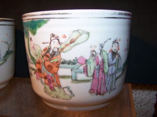 2 - Antique Chinese Famille Rose Porcelain Vase JARDINERE PLANTER Tongzhi 2