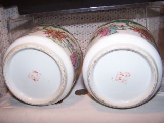 2 - Antique Chinese Famille Rose Porcelain Vase JARDINERE PLANTER Tongzhi 4