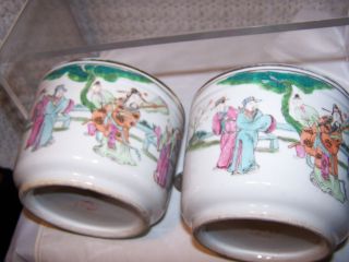 2 - Antique Chinese Famille Rose Porcelain Vase JARDINERE PLANTER Tongzhi 5