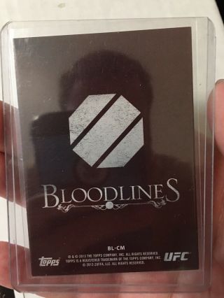 Conor McGregor 2013 Topps Ufc Bloodlines Rookie Rc and Sketch Card Print 3