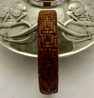 extremely fine liberty & co tudric art nouveau pewter teapot archibald knox 0231 5