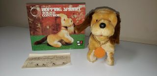 Vintage Battery Operated Hopping Spaniel Puppy Dog Toy Not Sure If