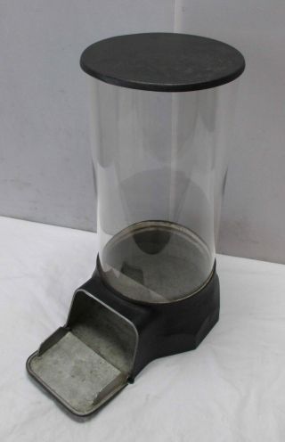 Antique/vtg Restaurant Glass Cylinder Potato Chip Dispenser (was $499.  95)